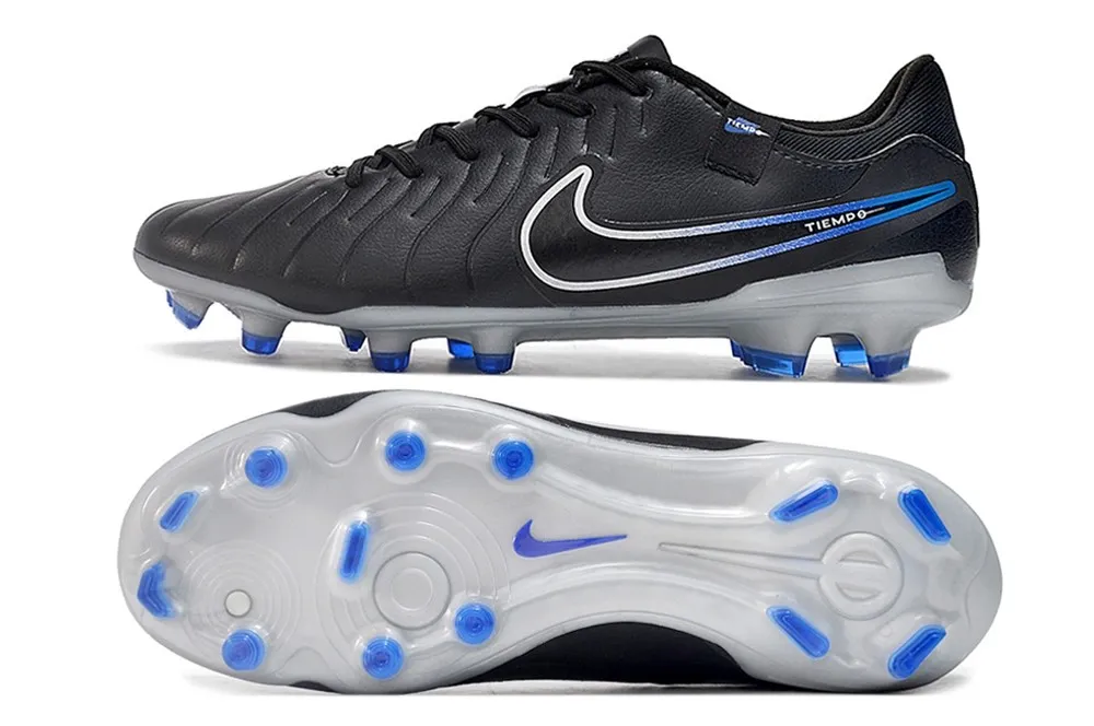 Nike Tiempo Legend 10 Academy MG Shadow - Black/Chrome/Hyper Royal