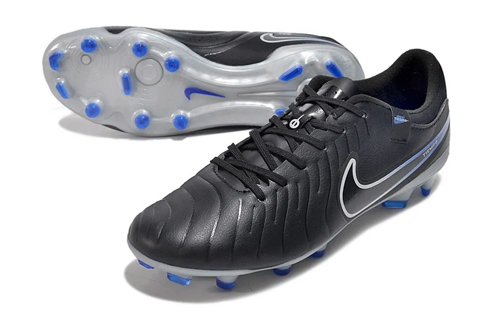 Nike Tiempo Legend 10 Academy MG Shadow - Black/Chrome/Hyper Royal