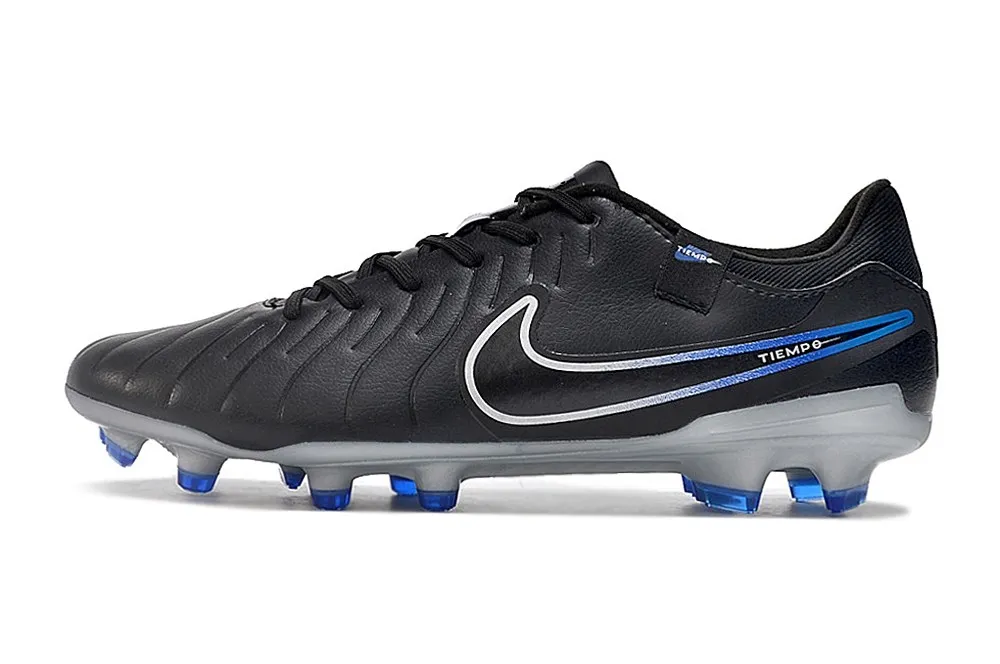 Nike Tiempo Legend 10 Academy MG Shadow - Black/Chrome/Hyper Royal