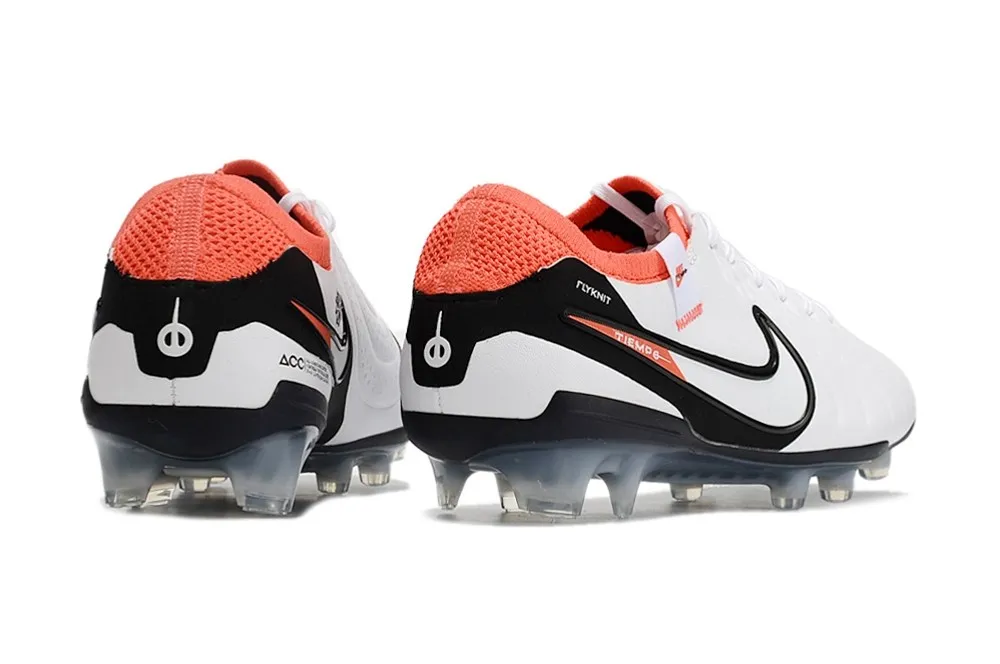 Nike Tiempo Legend 10 Elite FG Ready - White/Black/Bright Crimson