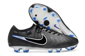 Nike Tiempo Legend 10 Elite FG Shadow - Black/Chrome/Hyper Royal