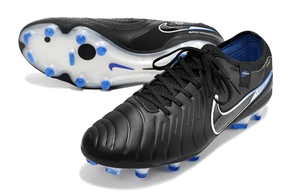 Nike Tiempo Legend 10 Elite FG Shadow - Black/Chrome/Hyper Royal