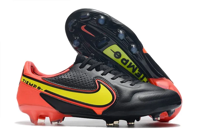 Nike Tiempo Legend 9 Elite FG - Black/Red/Yellow