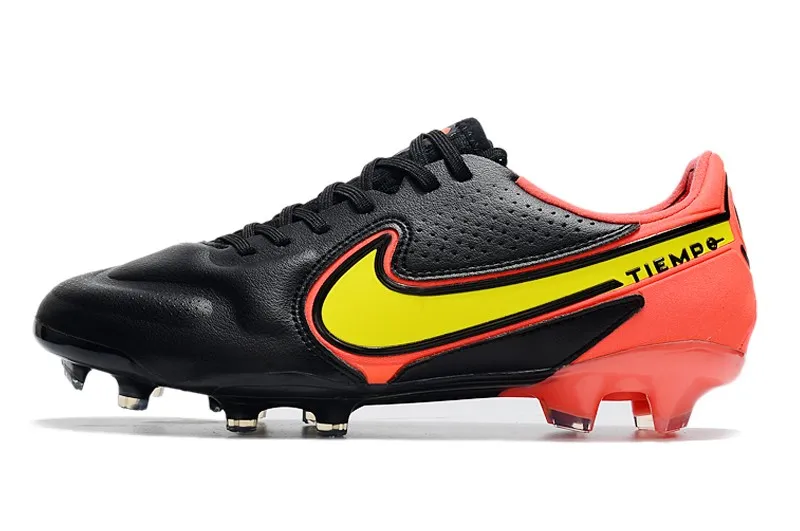 Nike Tiempo Legend 9 Elite FG - Black/Red/Yellow