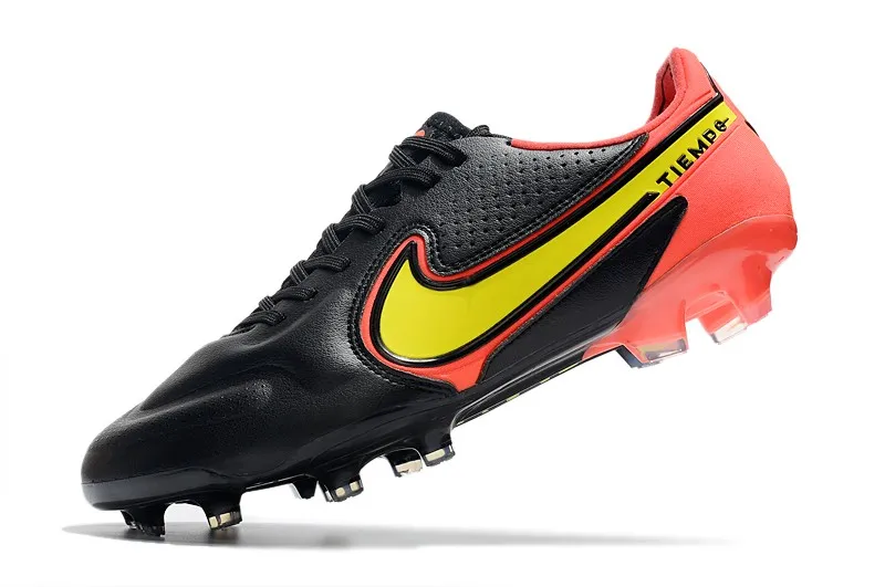 Nike Tiempo Legend 9 Elite FG - Black/Red/Yellow