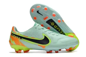 Nike Tiempo Legend 9 Elite FG Bonded Pack - Barely Green/Blackened Blue/Orange