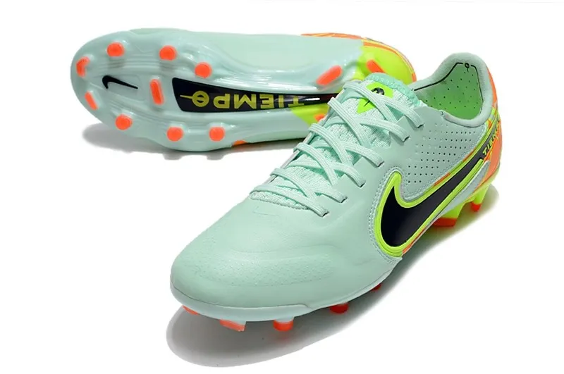 Nike Tiempo Legend 9 Elite FG Bonded Pack - Barely Green/Blackened Blue/Orange