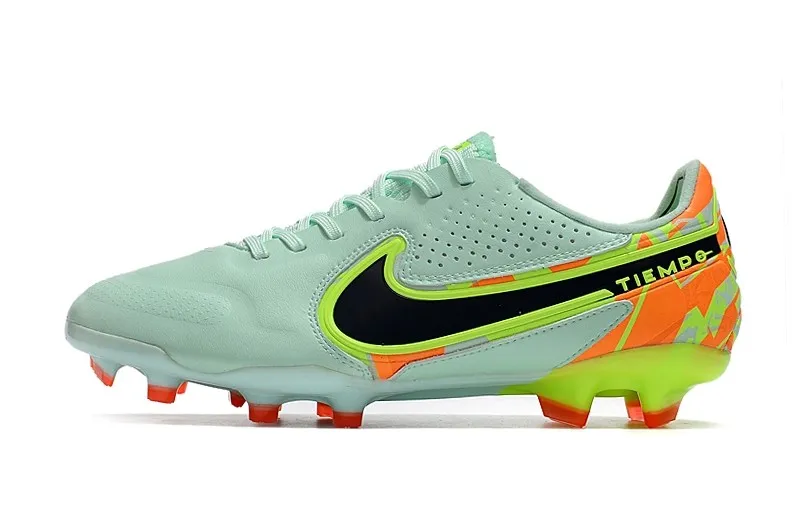 Nike Tiempo Legend 9 Elite FG Bonded Pack - Barely Green/Blackened Blue/Orange