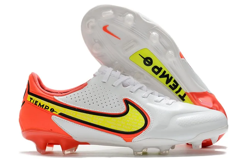 Nike Tiempo Legend 9 Elite FG Motivation Pack - White/Volt Bright Crimson