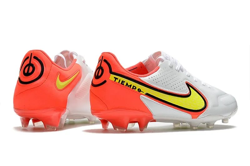 Nike Tiempo Legend 9 Elite FG Motivation Pack - White/Volt Bright Crimson