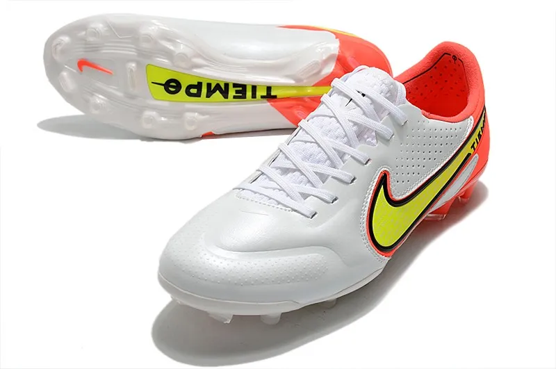 Nike Tiempo Legend 9 Elite FG Motivation Pack - White/Volt Bright Crimson