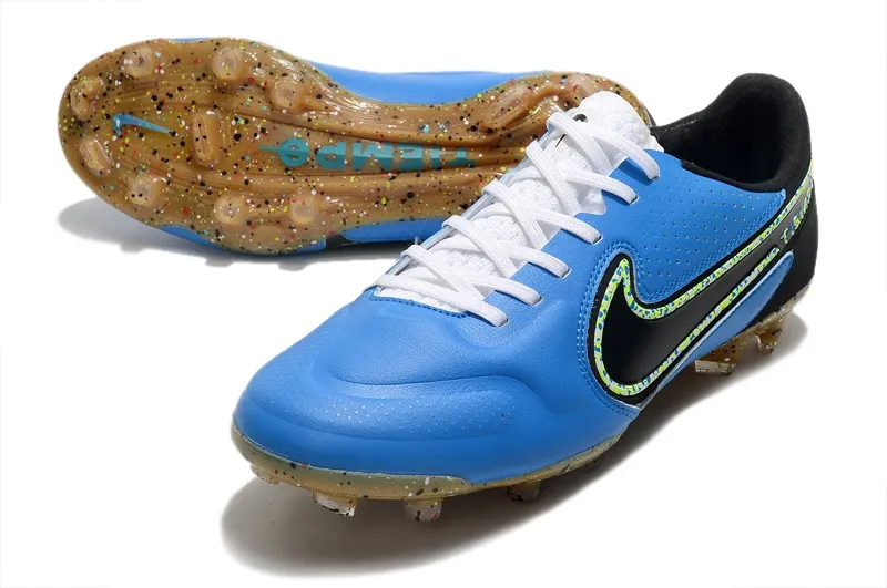 Nike Tiempo Legend 9 Elite FG - Photo Blue/Black/Lime Glow