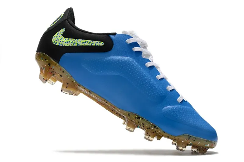 Nike Tiempo Legend 9 Elite FG - Photo Blue/Black/Lime Glow