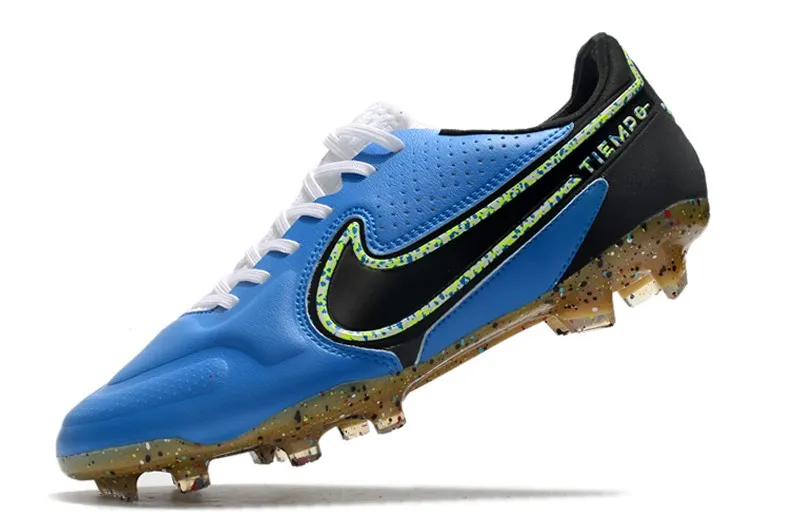 Nike Tiempo Legend 9 Elite FG - Photo Blue/Black/Lime Glow