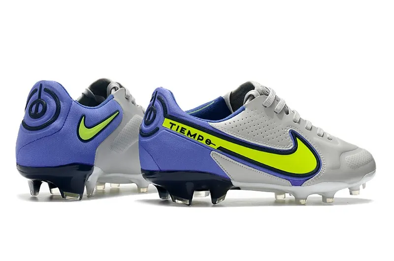 Nike Tiempo Legend 9 Elite FG Recharge Pack - Grey Fog/Volt/Sapphire/Blue