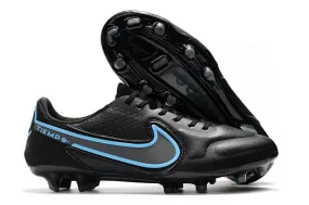 Nike Tiempo Legend 9 Elite FG Renew Pack - Black/University Blue