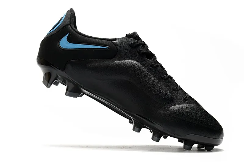 Nike Tiempo Legend 9 Elite FG Renew Pack - Black/University Blue