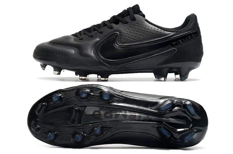 Nike Tiempo Legend 9 Elite FG Shadow - Black/Black/Black