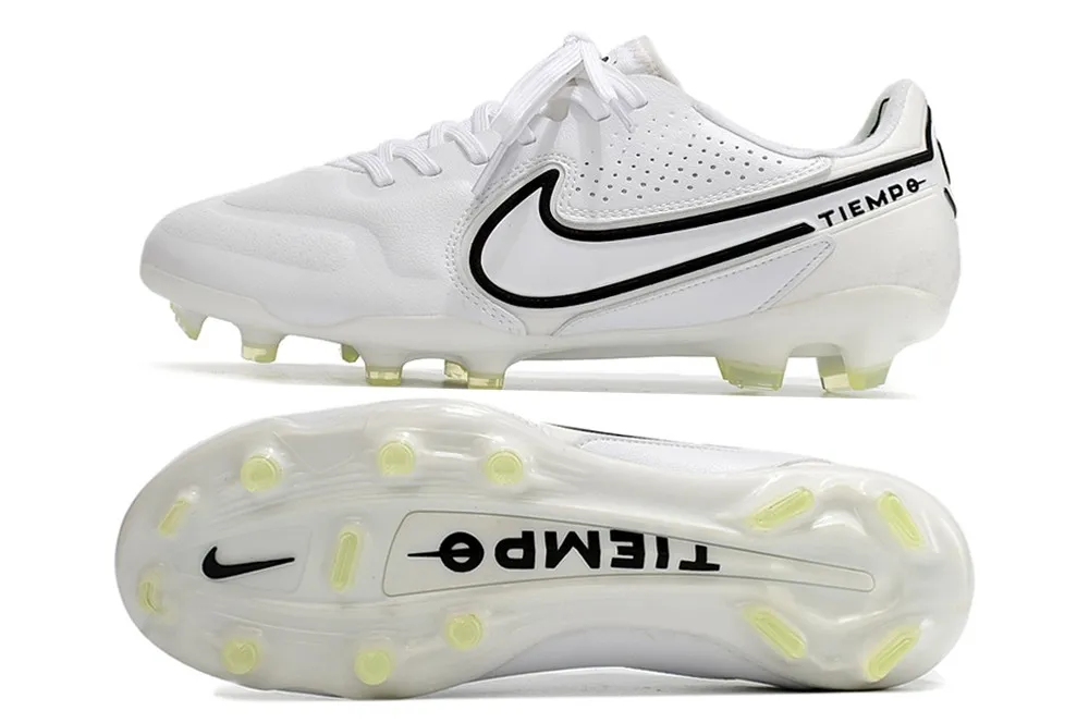 Nike Tiempo Legend 9 Elite FG - White/Black Blue/Volt