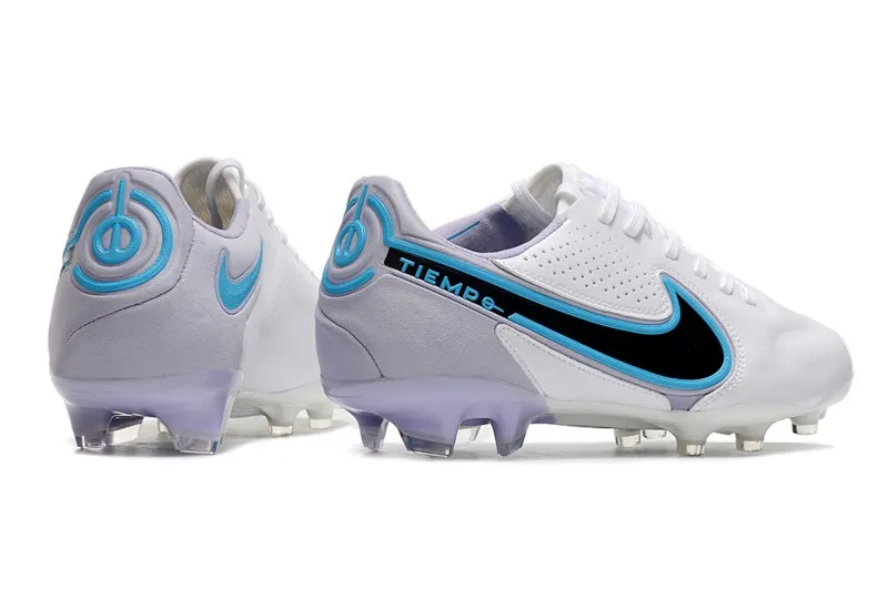 Nike Tiempo Legend 9 Elite FG - White/Black/Blue