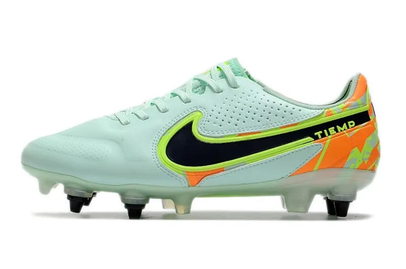 Nike Tiempo Legend 9 Elite SG Bonded Pack - Barely Green/Blackened Blue/Orange