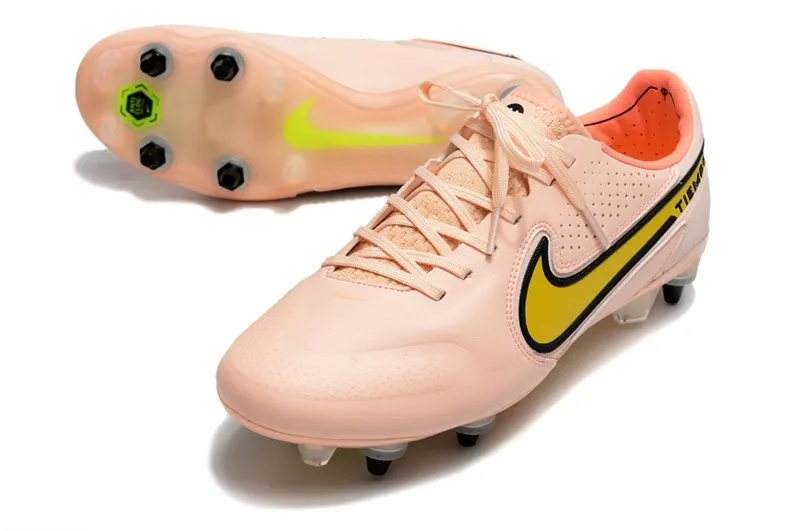 Nike Tiempo Legend 9 Elite SG Lucent Pack - Guava Ice/Yellow/Sunset Glow