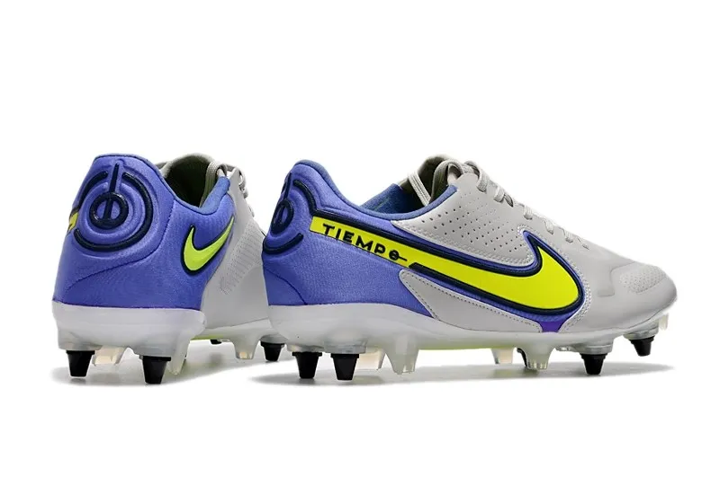 Nike Tiempo Legend 9 Elite SG Recharge Pack - Grey Fog/Volt/Sapphire/Blue