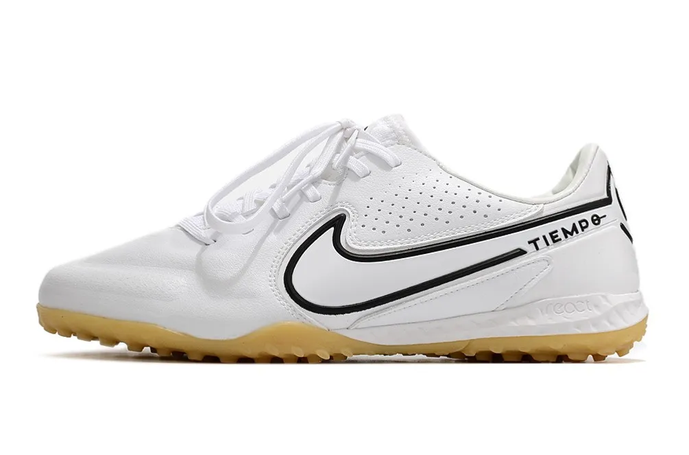 Nike Tiempo Legend 9 Pro Turf Small Sided - White/Black Blue/Volt