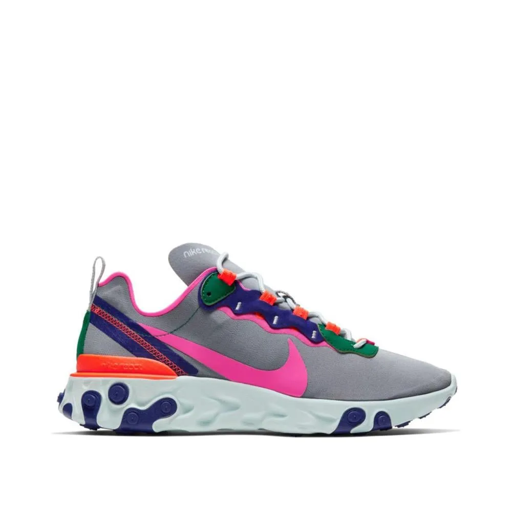 Nike WMNS React Element 55 (Grey / Fuchsia)