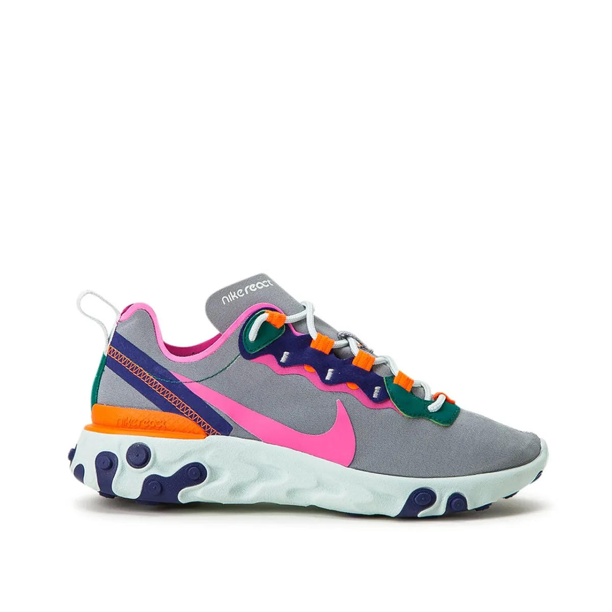 Nike WMNS React Element 55 (Grey / Fuchsia)