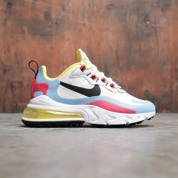 Nike Women Air Max 270 React (phantom / black-light blue-university red)