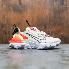 Nike Women React Vision (pale ivory / black-volt-laser crimson)