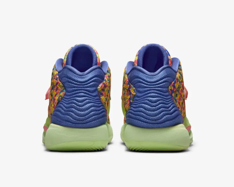 Nike Zoom KD 14 Ron English 1 Lapis Hyper Pink Turquoise Blue DO6902-400