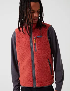 Patagonia Retro Pile Vest - Spanish Red