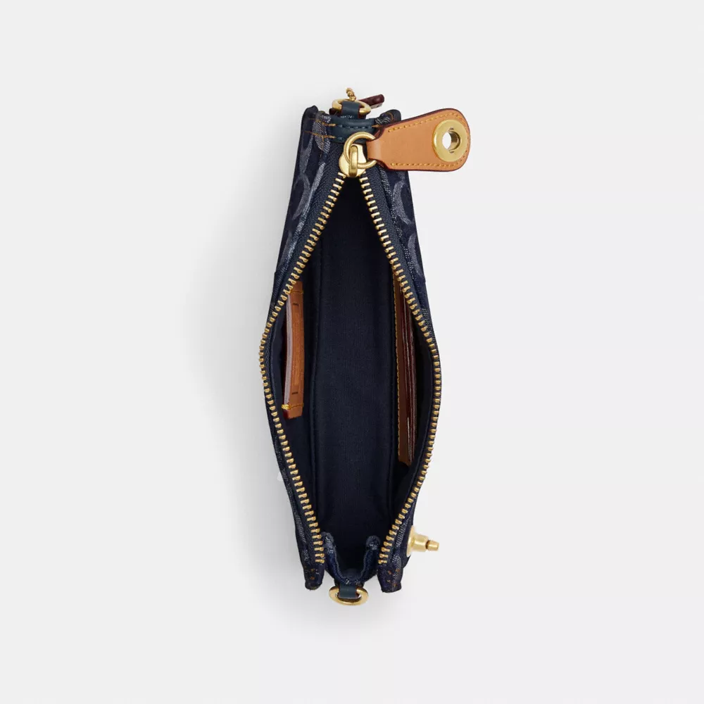 PENN SHOULDER BAG IN SIGNATURE DENIM