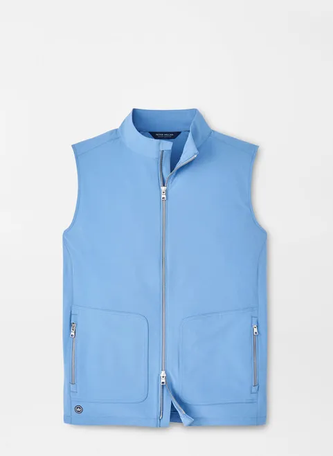 Peter Millar Crown Crafted Contour Vest: Brook Blue