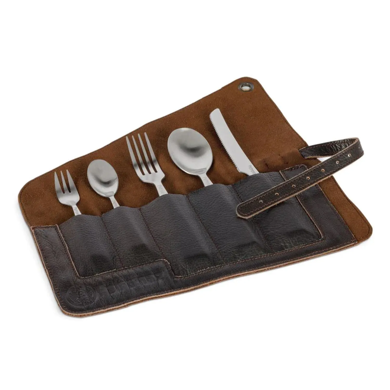 Petromax Leather Cutlery Bag Brown | Buy Petromax Leather Cutlery Bag Brown here | Outnorth