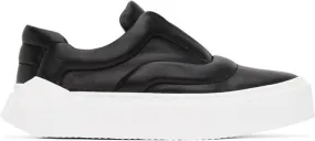 Pierre Hardy Black Skate Cubix Leather Sneakers