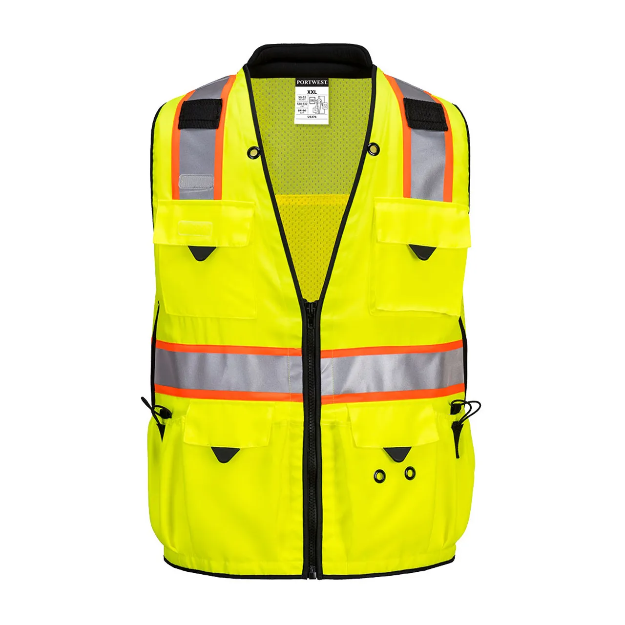 PortWest Expert Pro Surveyor Vest Orange-Black US376