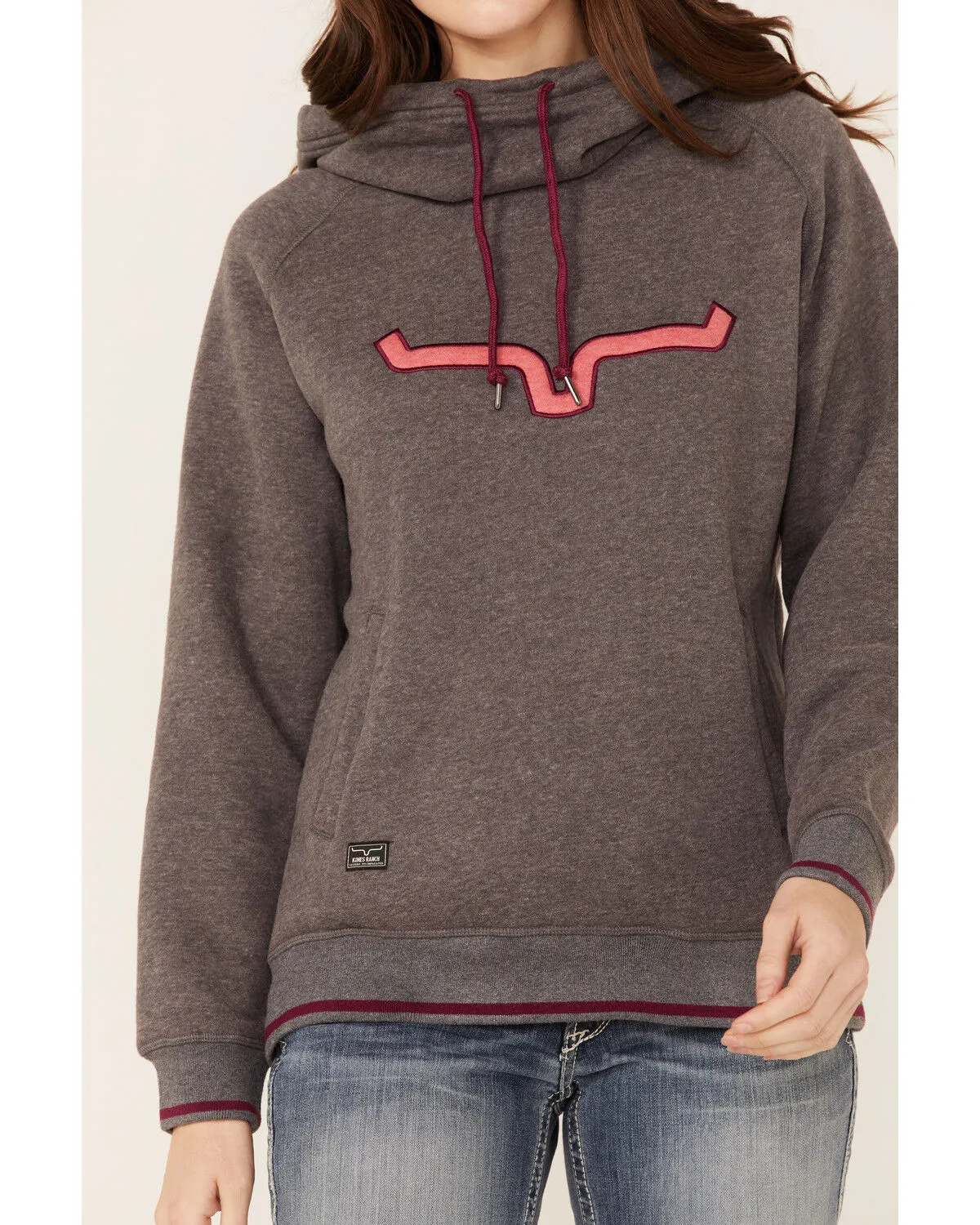 Product Name:  Kimes Ranch Women's Two-Scoops Logo Hoodie Sweatshirt