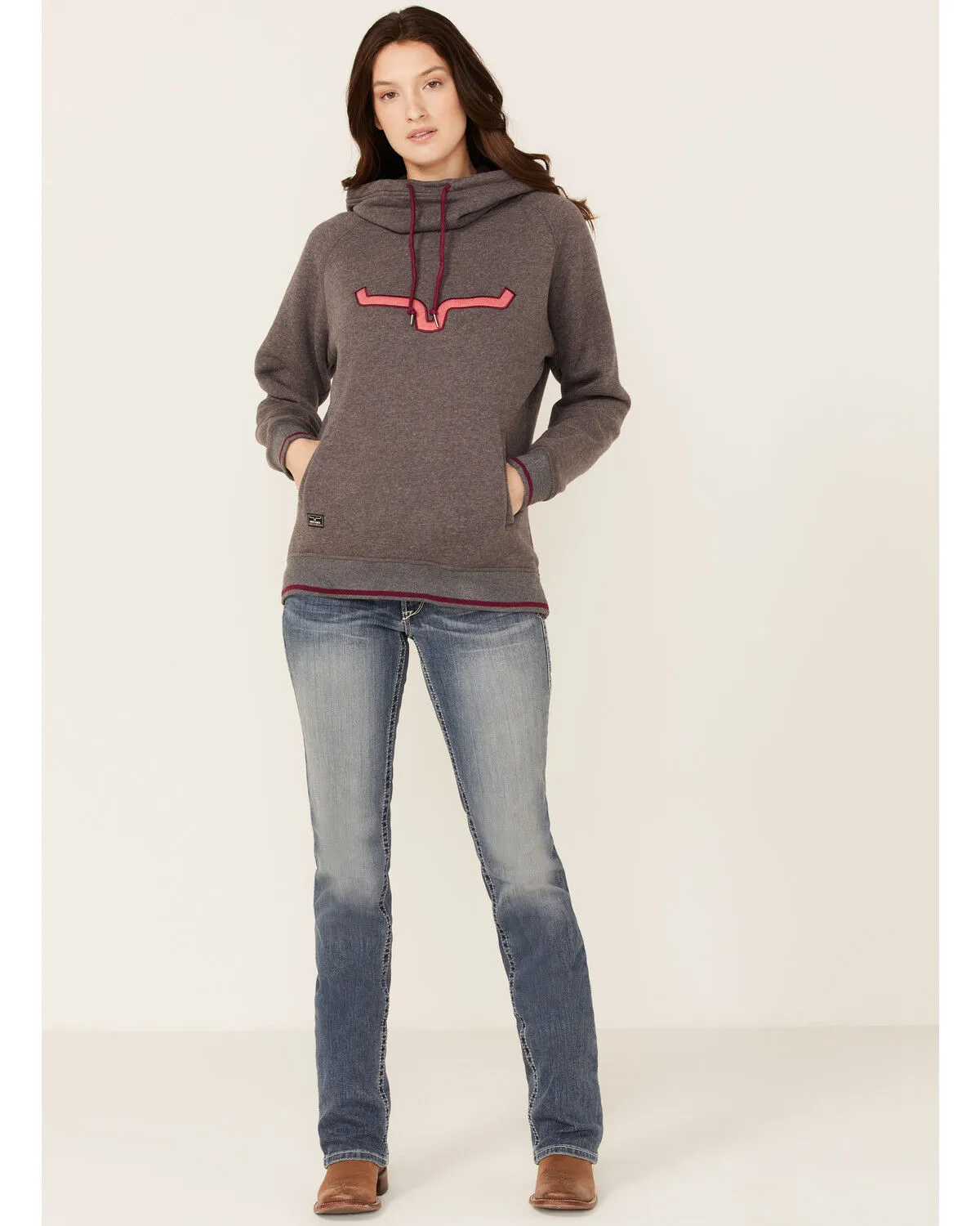 Product Name:  Kimes Ranch Women's Two-Scoops Logo Hoodie Sweatshirt