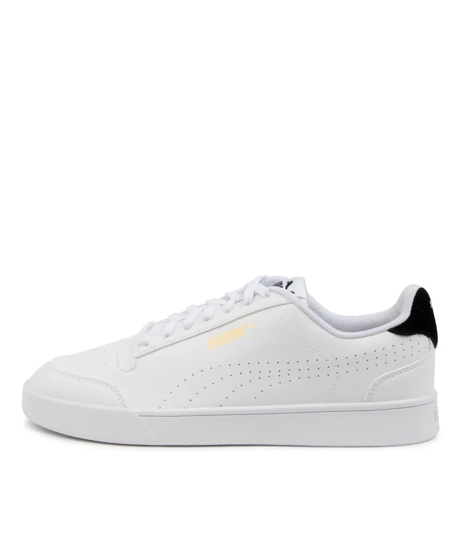 PUMA Shuffle Perf Wht-blk-gold