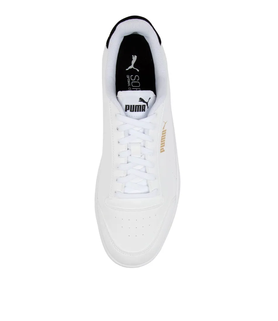 PUMA Shuffle Perf Wht-blk-gold