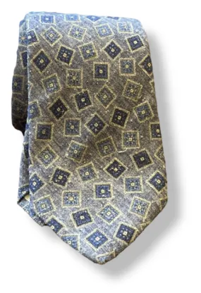 R. Hanauer Kendrick Medallions Necktie: Blue