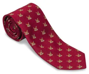 R Hanauer Red Fox Mask Necktie