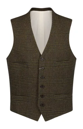    RALPH LAUREN PURPLE LABEL   Vintage Plaid Deco Vest