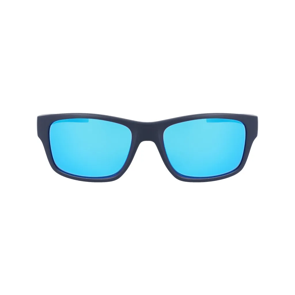 Rectangular Wrap Sunglasses - Navy