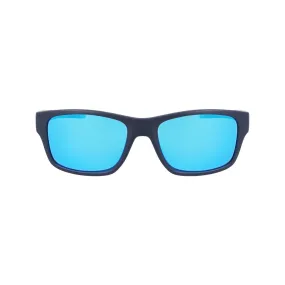 Rectangular Wrap Sunglasses - Navy