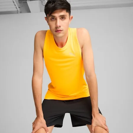 RUN FAVOURITE Men's Running Tank Top | Sun Stream | PUMA Shop All Puma | PUMA 