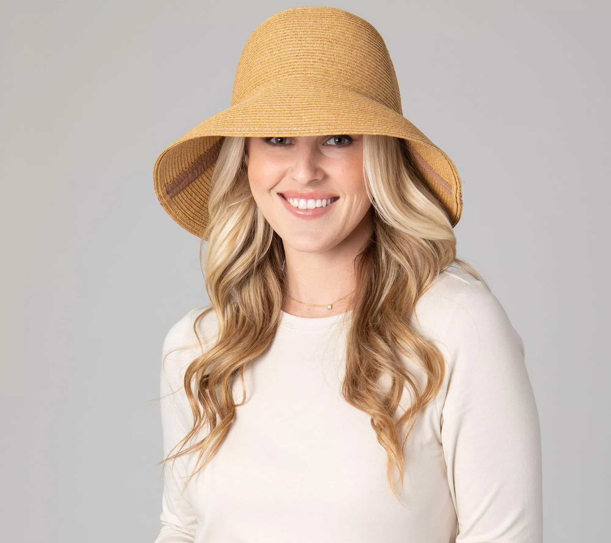 San Diego Hat Co. Garden Chic Ultrabraid Packable Bucket Sun Hat